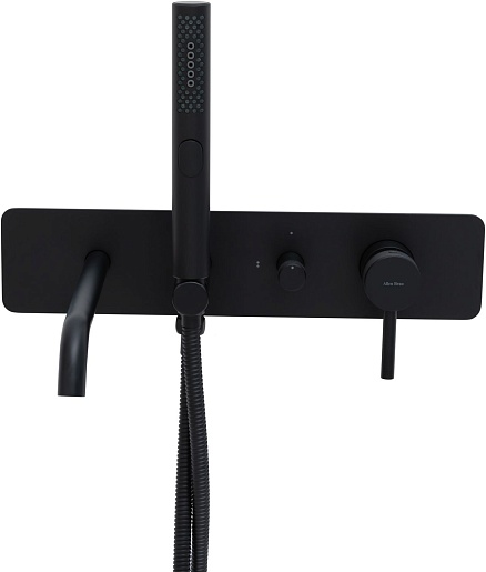 Allen Brau Смеситель для ванны Priority 5.31A05-31 (с внутренней частью) черный матовый – фотография-14